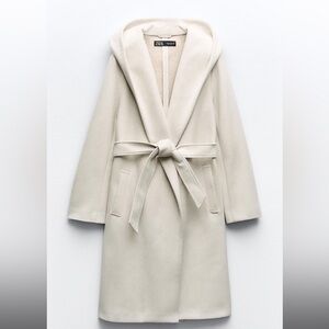 Zara Soft Hooded Coat
